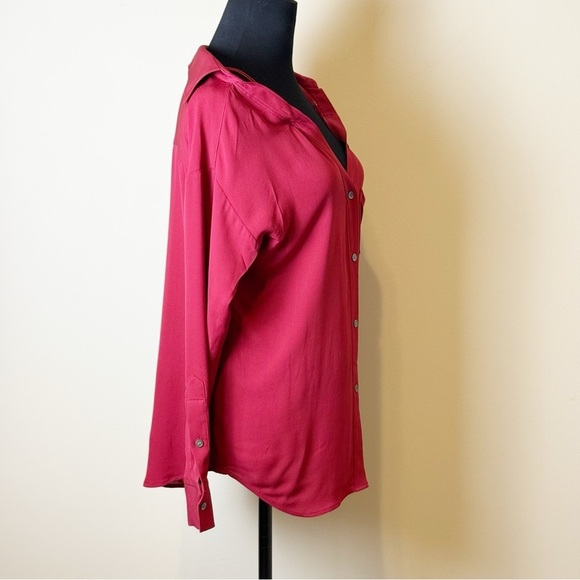 Theory Tamalee Classic Off-the-Shoulder Shirt size 0 or XS - Picture 5 of 13